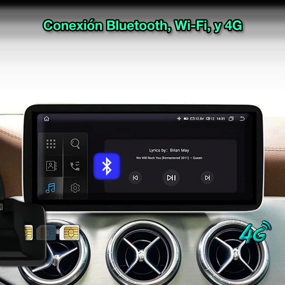 Tela Mercedes Benz Classe B 2011-2018 12,3”