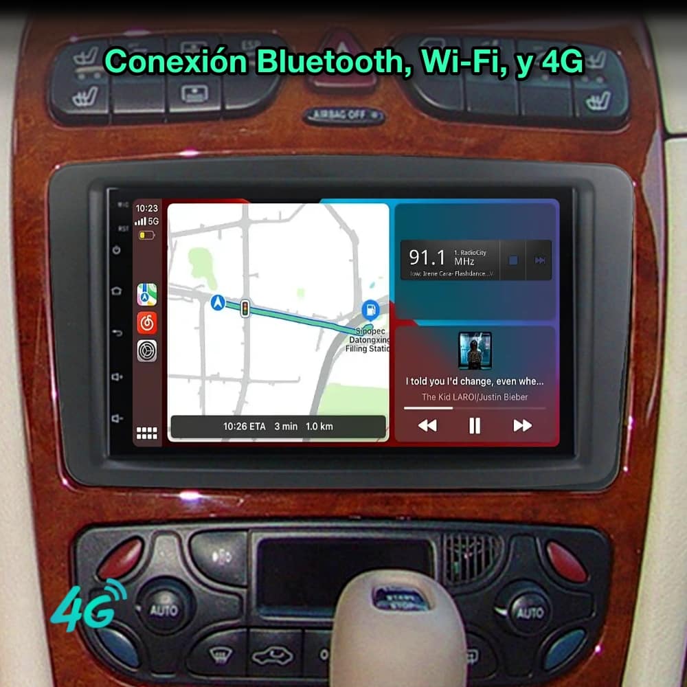 Mercedes Benz Classe A, E, C, G, Vito, Viano, 7 polegadas