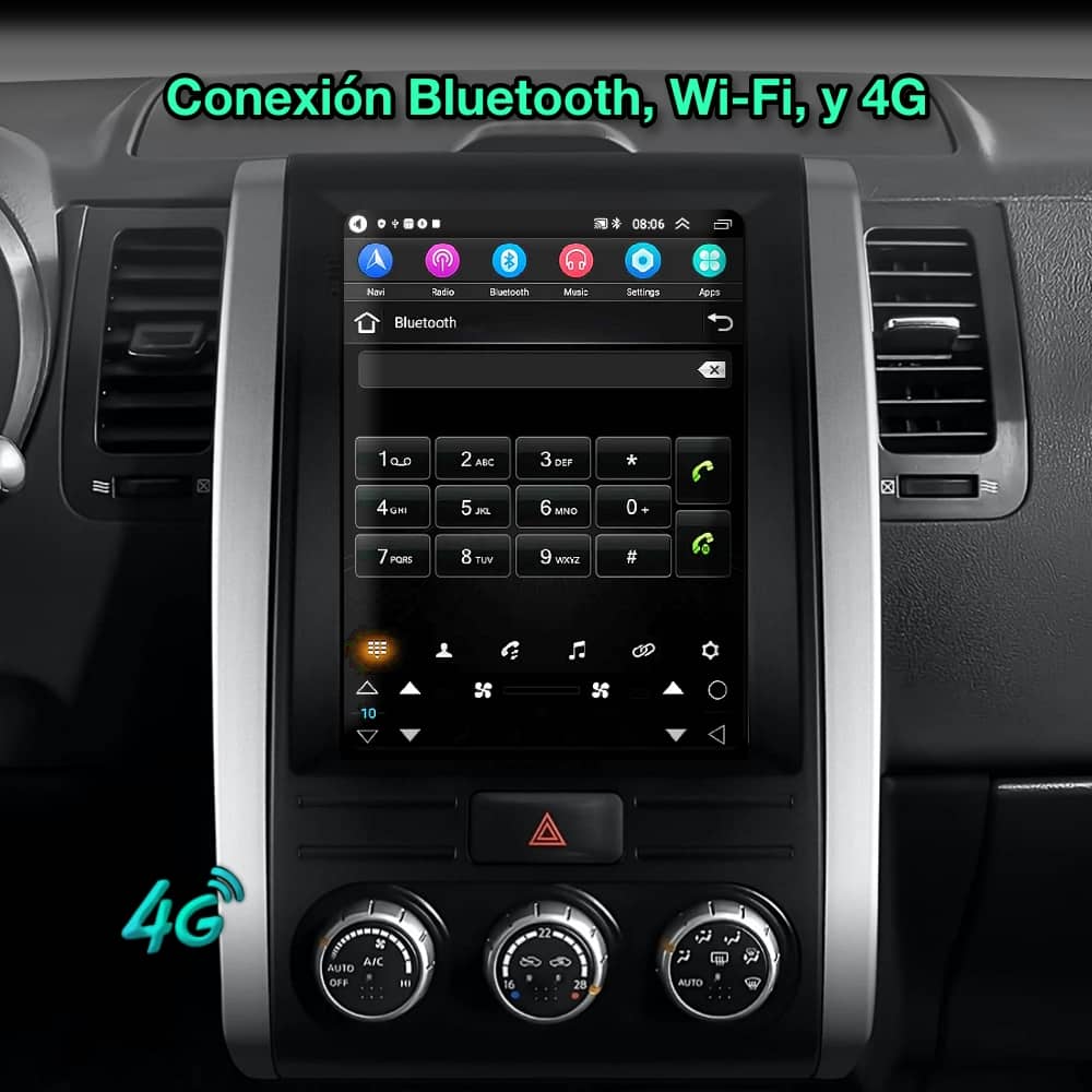 Nissan XTrail 2007-2015 tela de 9,7”