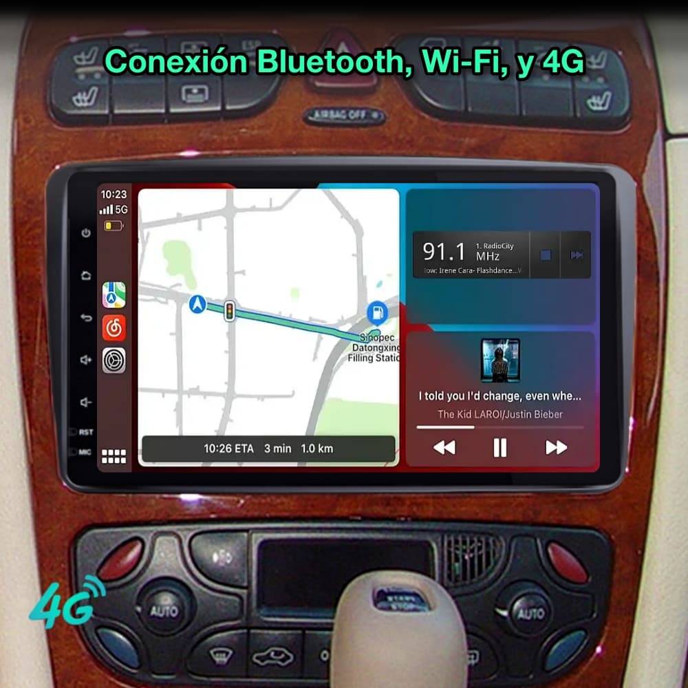 Mercedes Benz Classe A, E, C, G, Vito, Viano, Vaneo 8 polegadas