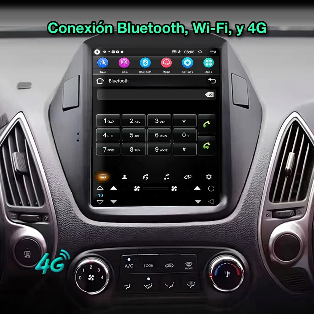 Hyundai Tucson ix35, 2009-2015 Tela de 9,7”