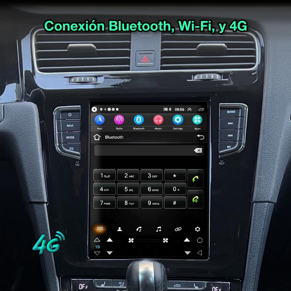 Volkswagen Golf 2012-2020 Tela de 9,7”