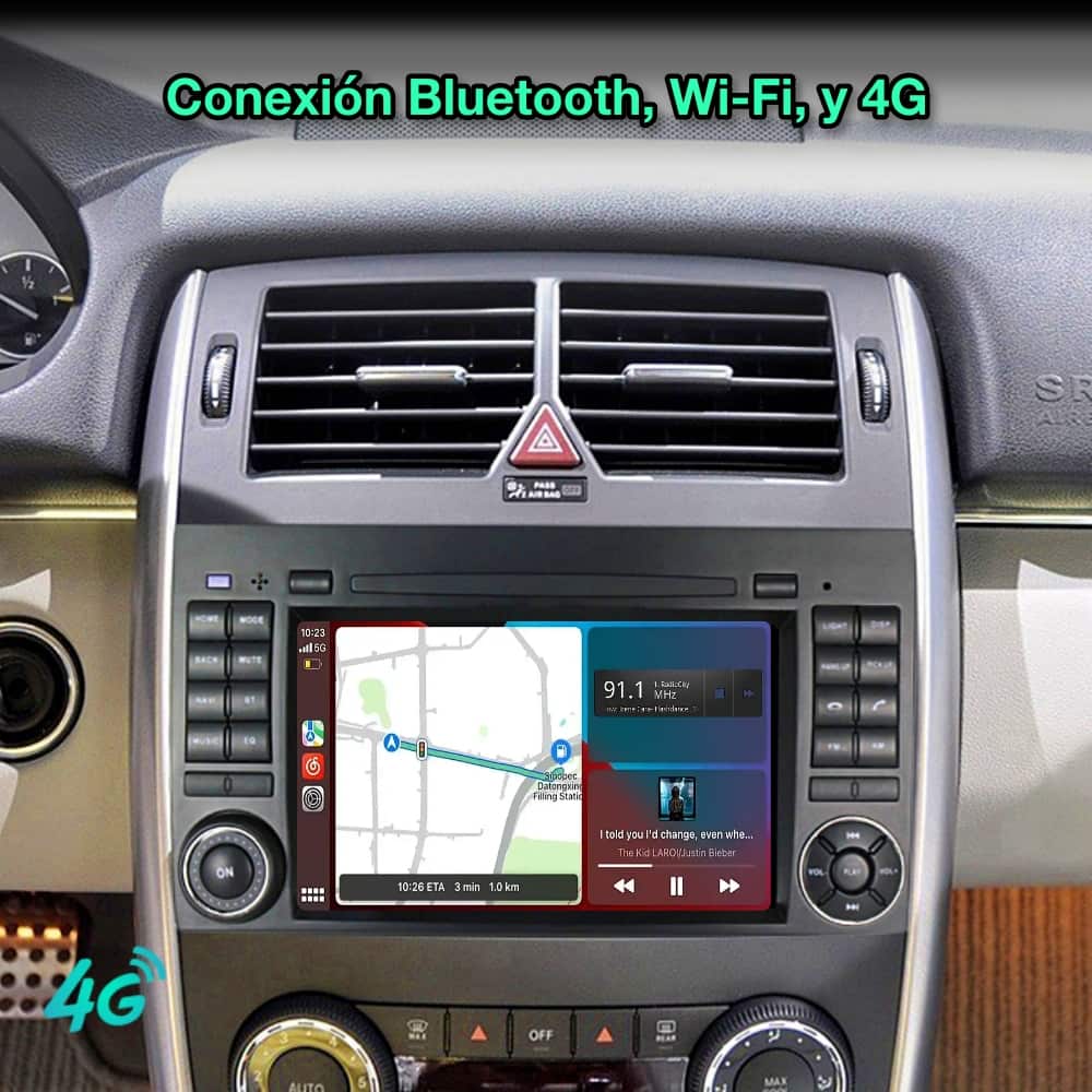 Mercedes Benz Classe A, B, Viano, Vito, Sprinter Tela de 7"