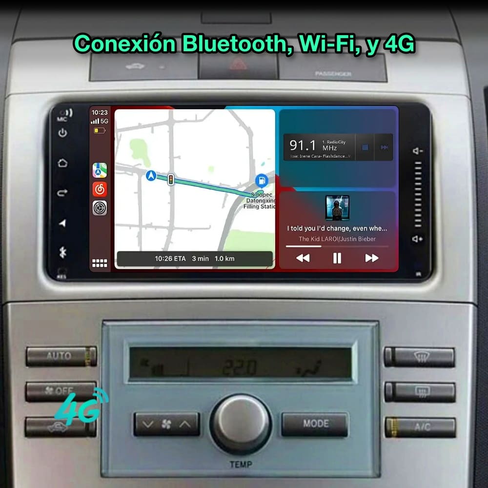 Toyota Corolla, Hilux, RAV4, Vios, Prado tela de 7 polegadas