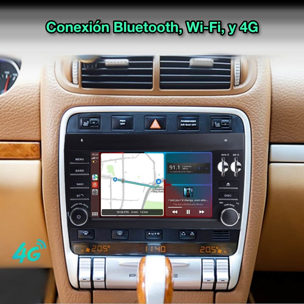 Porsche Cayenne 2002-2010 Tela de 7"