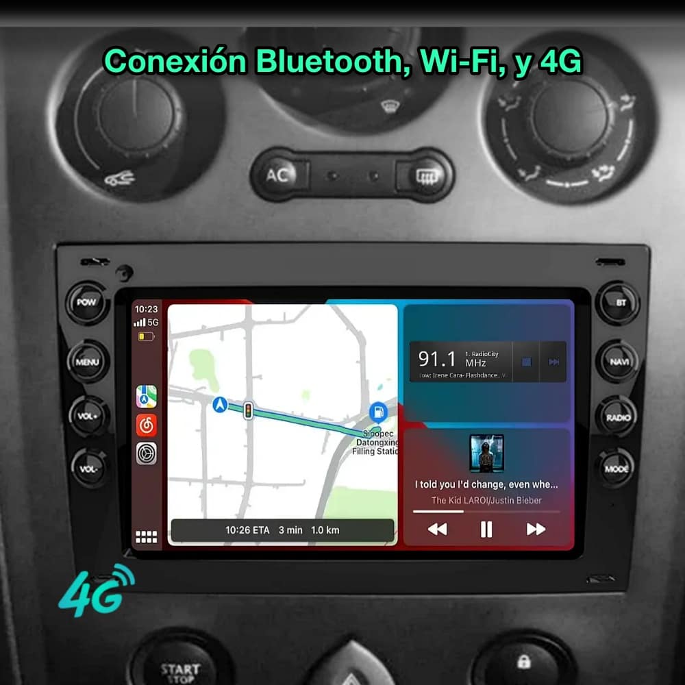 Renault Mégane 2, 2002-2009 tela de 7"