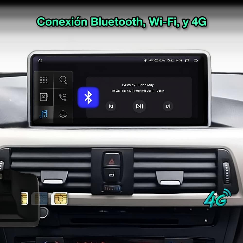 BMW Série 4, 2013-2016 Tela de 10,25”