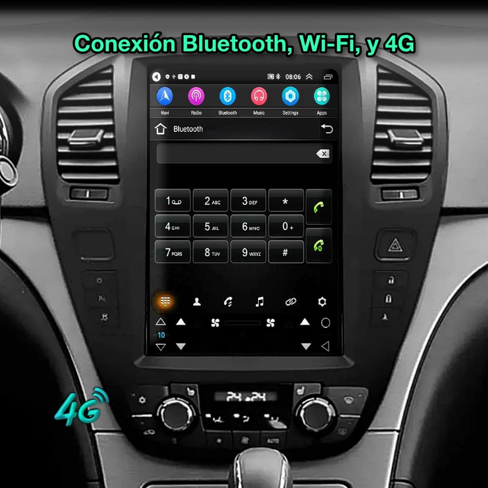 Opel Insignia 2009-2013 Ecrã de 9,7”