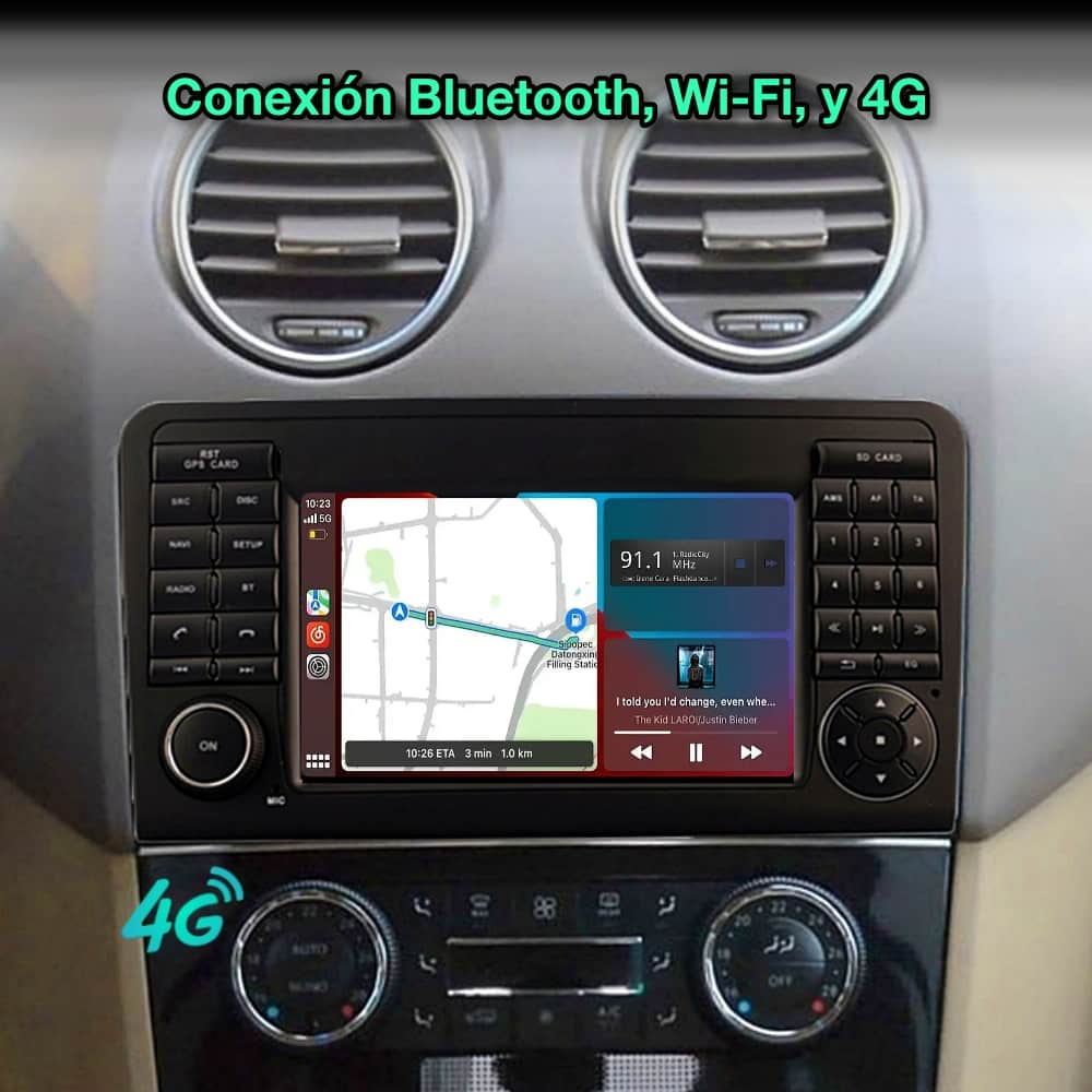 Mercedes Benz GL, ML 2005-2012 tela de 7 polegadas