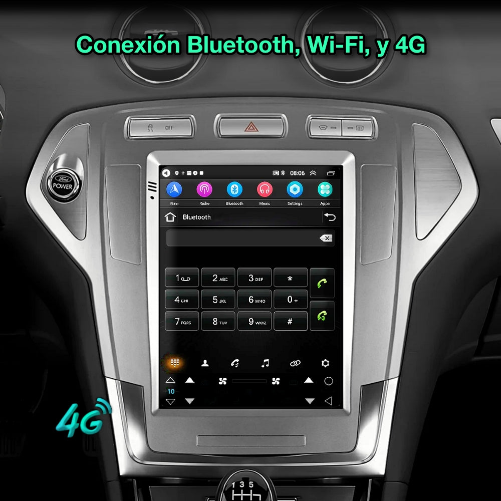 Ford Mondeo 2007-2010 Ecrã de 9,7”