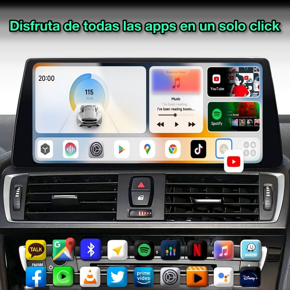 BMW Série 1, 2011-2016 Tela de 10,33”