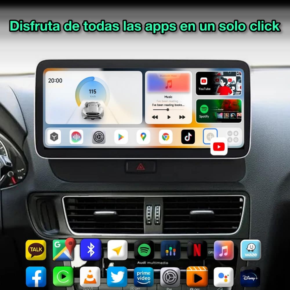 Audi Q5 2009-2016 Tela de 10,25”