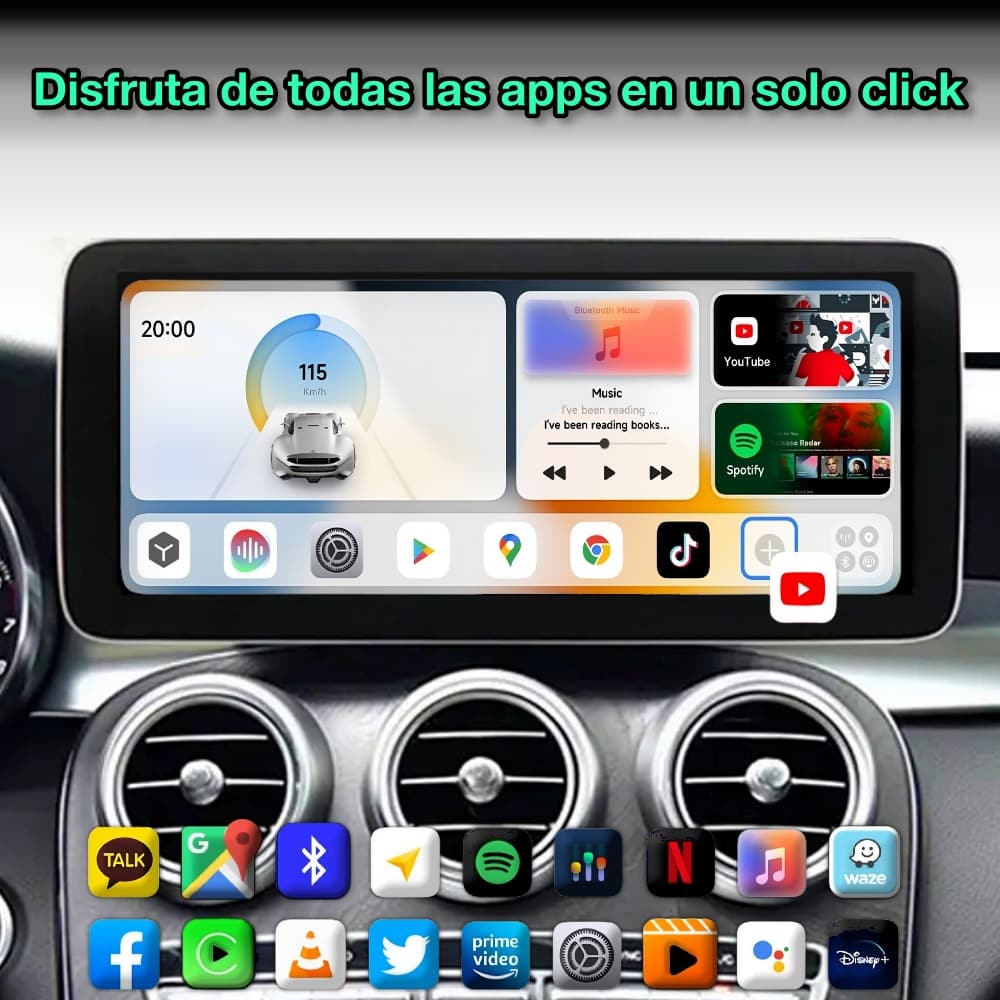 Mercedes Benz Classe A, 2013-2018 Tela de 12,3”