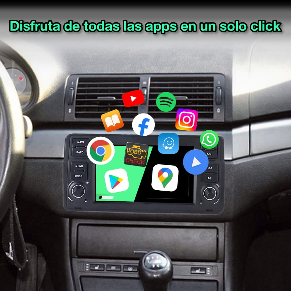 BMW E46 Série 3, 1998-2006 7" polegadas