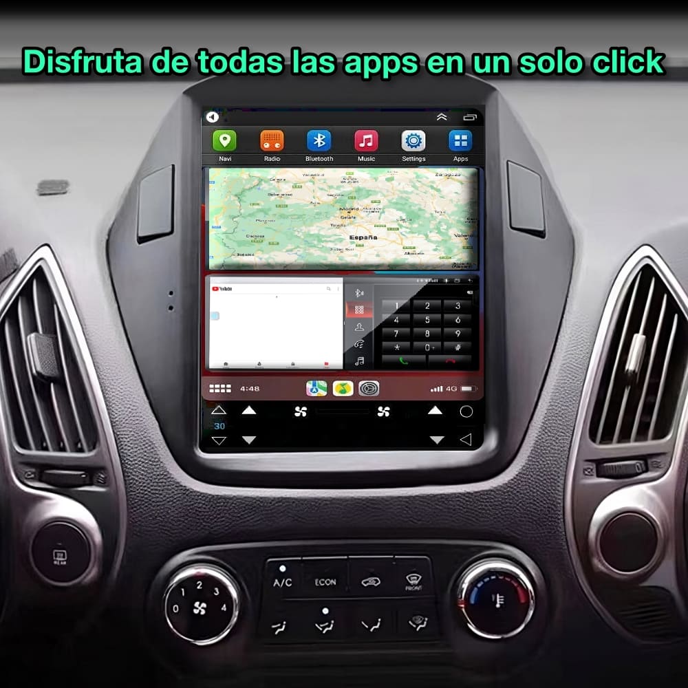 Hyundai Tucson ix35, 2009-2015 Tela de 9,7”