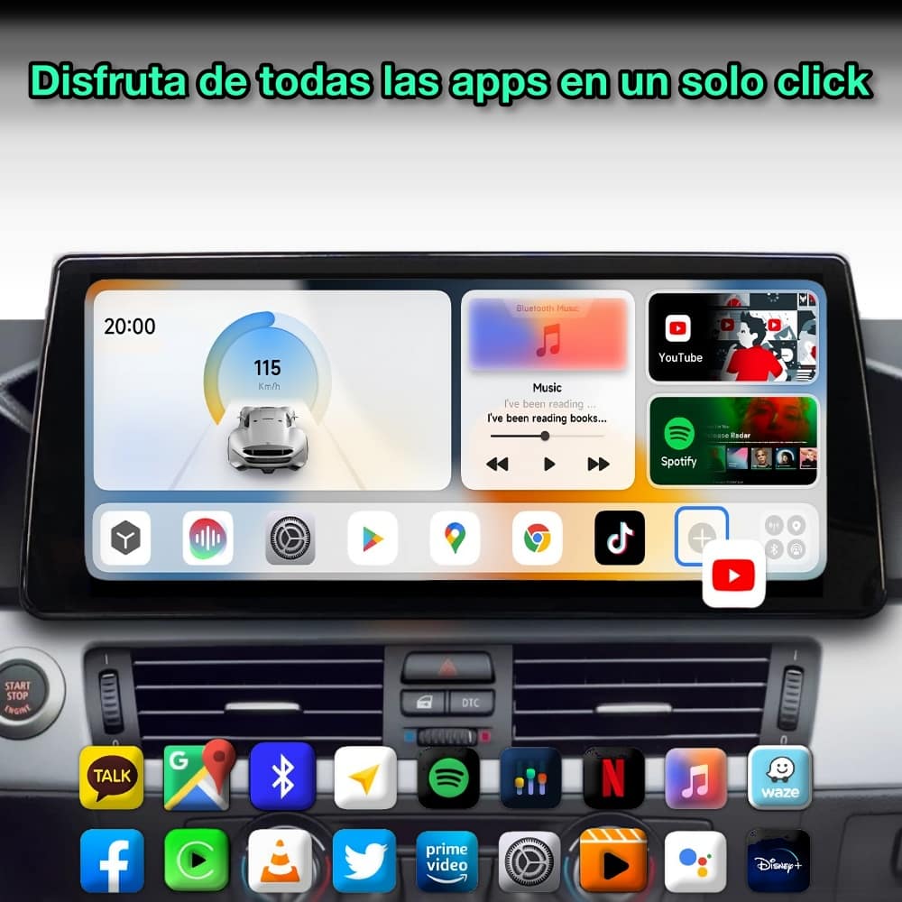 BMW Série 5 2005-2010 Tela de 10,33”