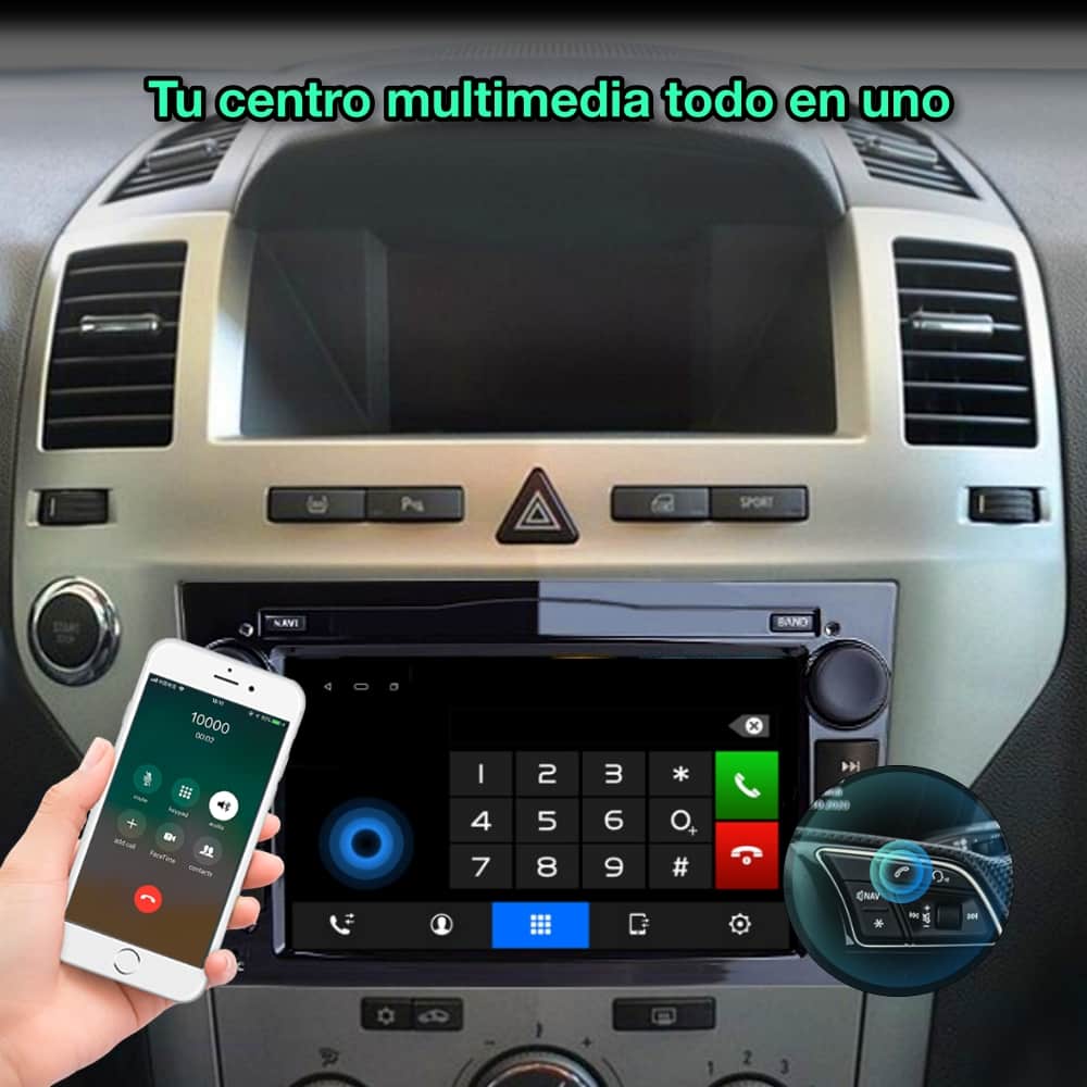 Opel Astra, Antara, Vectra, Vivaro, Corsa, Zafira Ecrã de 7”