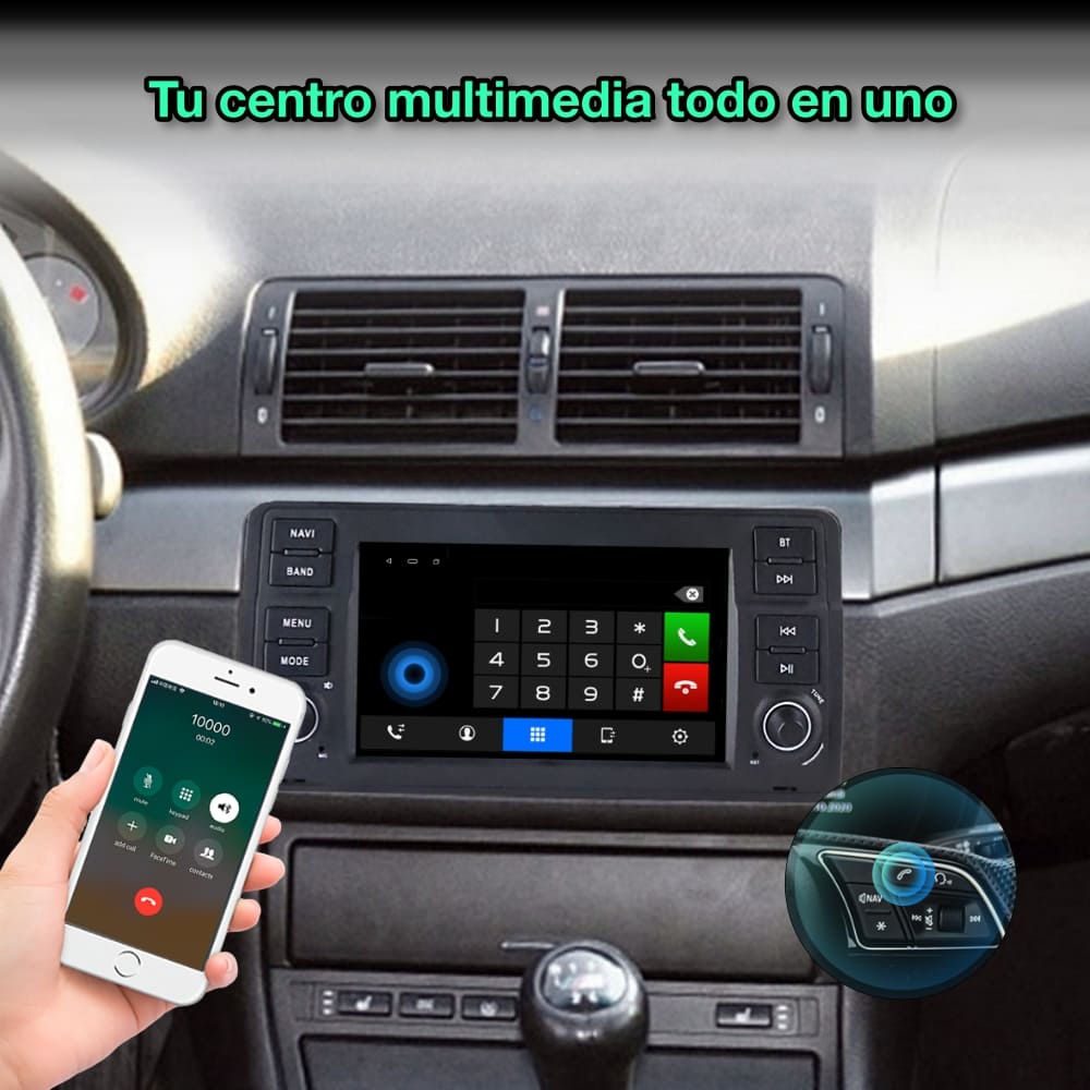 BMW E46 Série 3, 1998-2006 7" polegadas