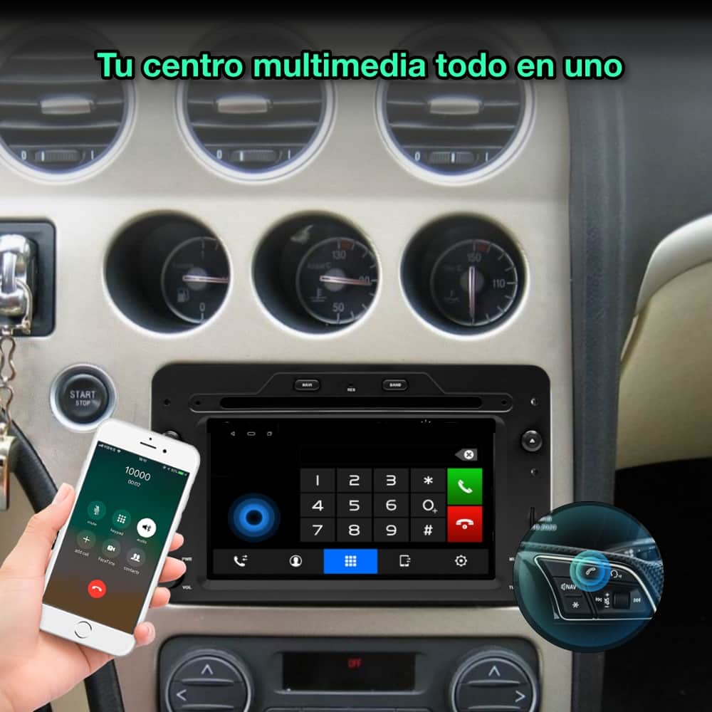 Alfa Romeo Spider, 159, Brera 2006-2010 Tela de 6,2"