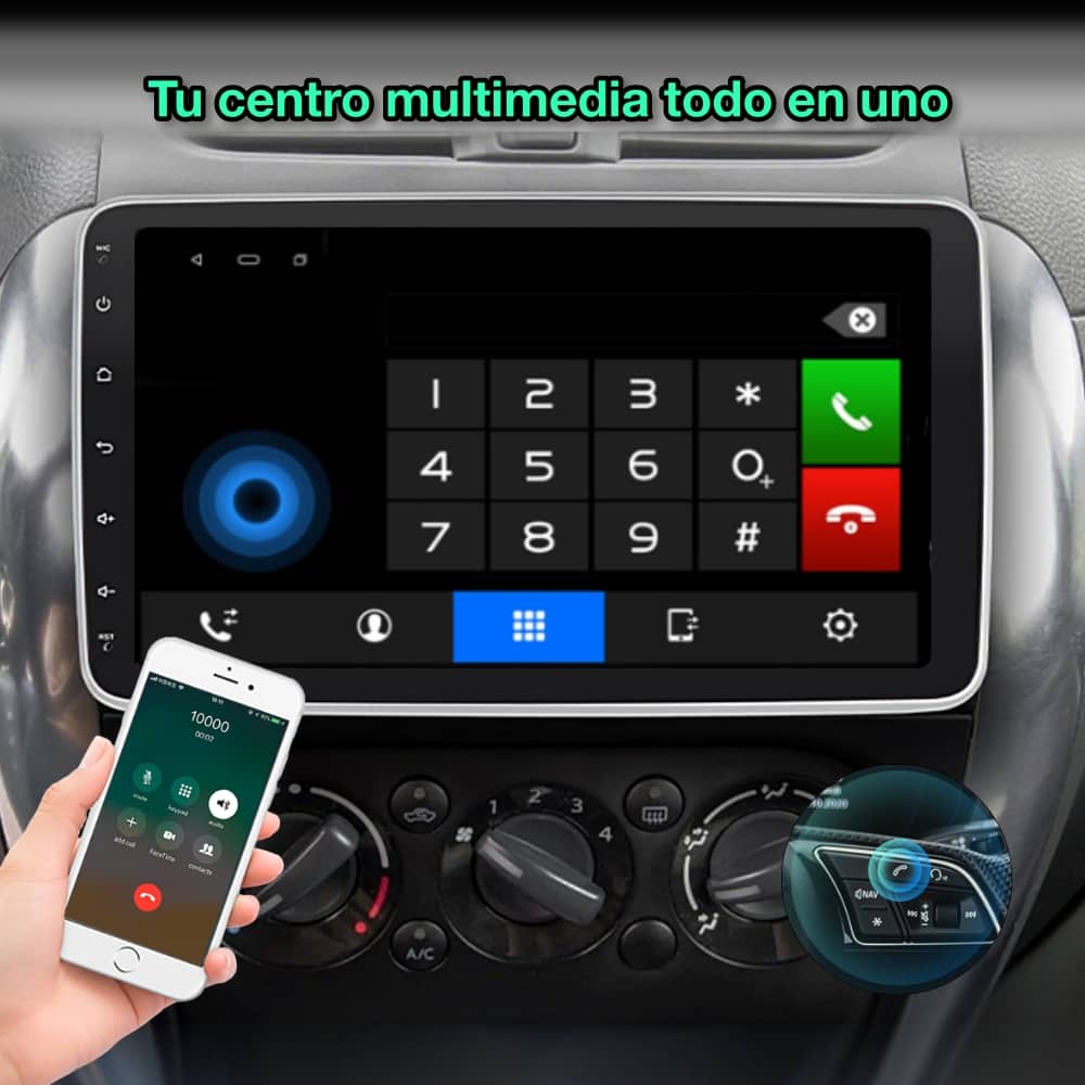 Rádio navegador GPS universal 1 DIN, tela giratória 360º