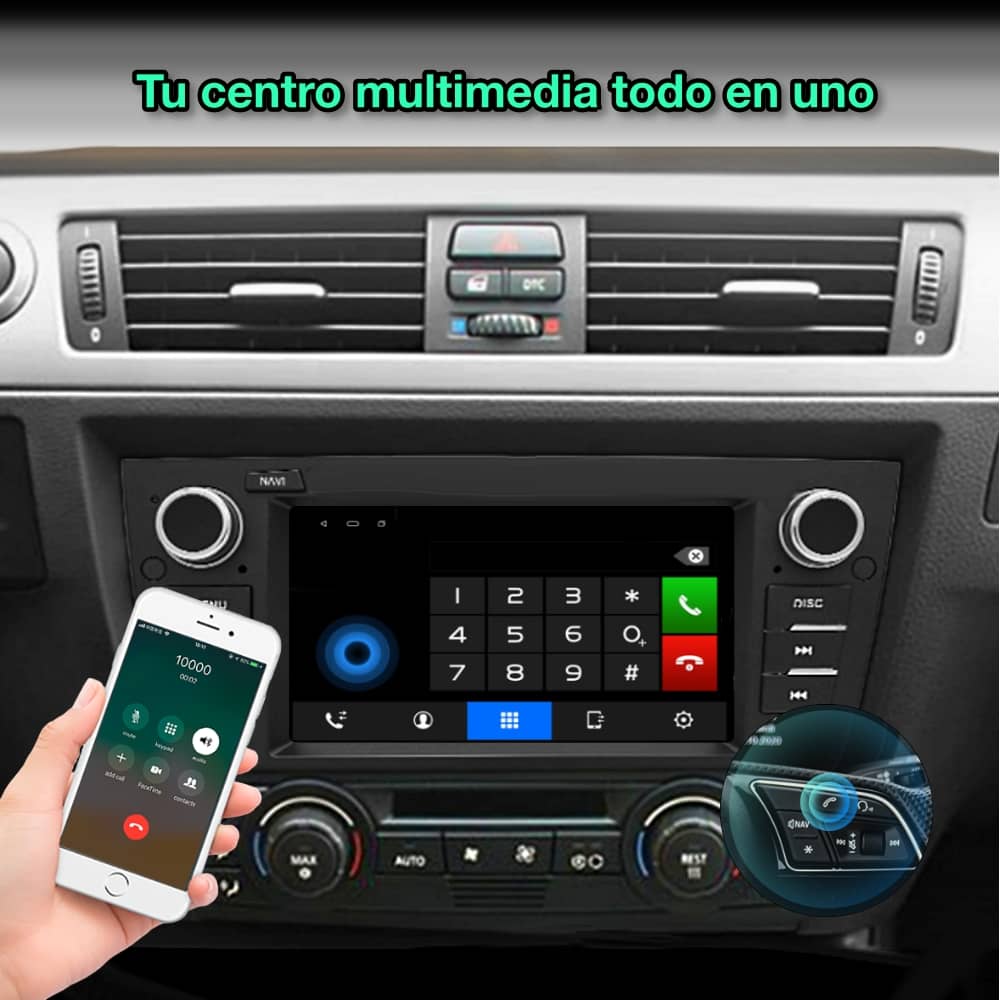 BMW E90 E91 E92 E93 Série 3 2006-2012 Tela de 7"