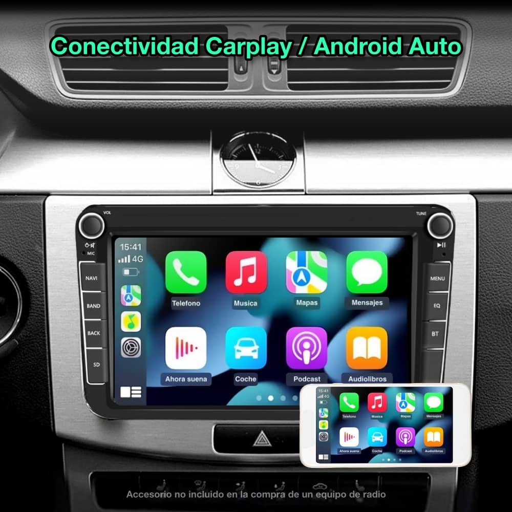 Volkswagen Golf, Passat, touran, Tiguan, Jetta, sharan, scirocco, EOS 8 polegadas