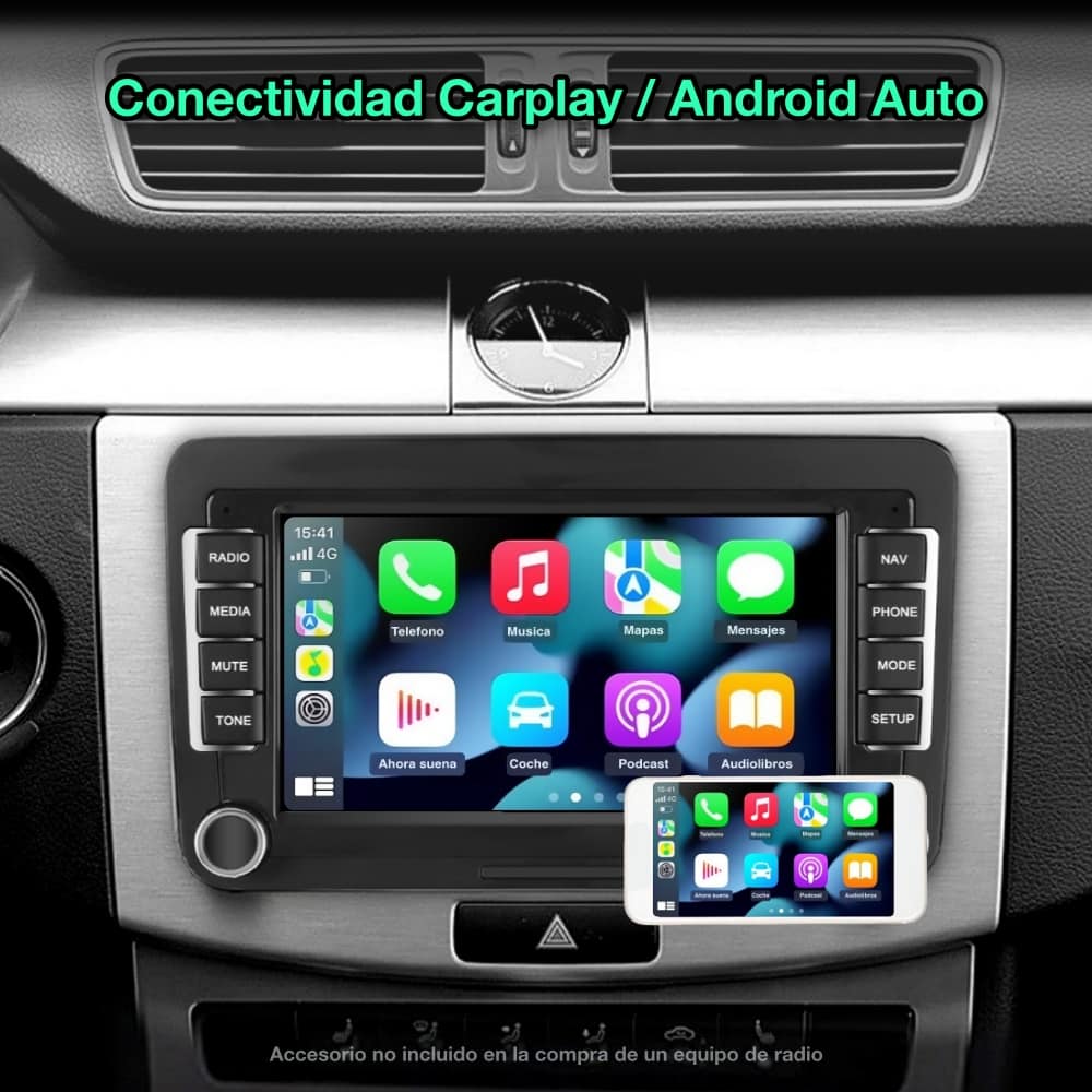 7 polegadas Volkswagen Golf, Passat, Touran, Tiguan, Jetta, Sharan, Scirocco, EOS