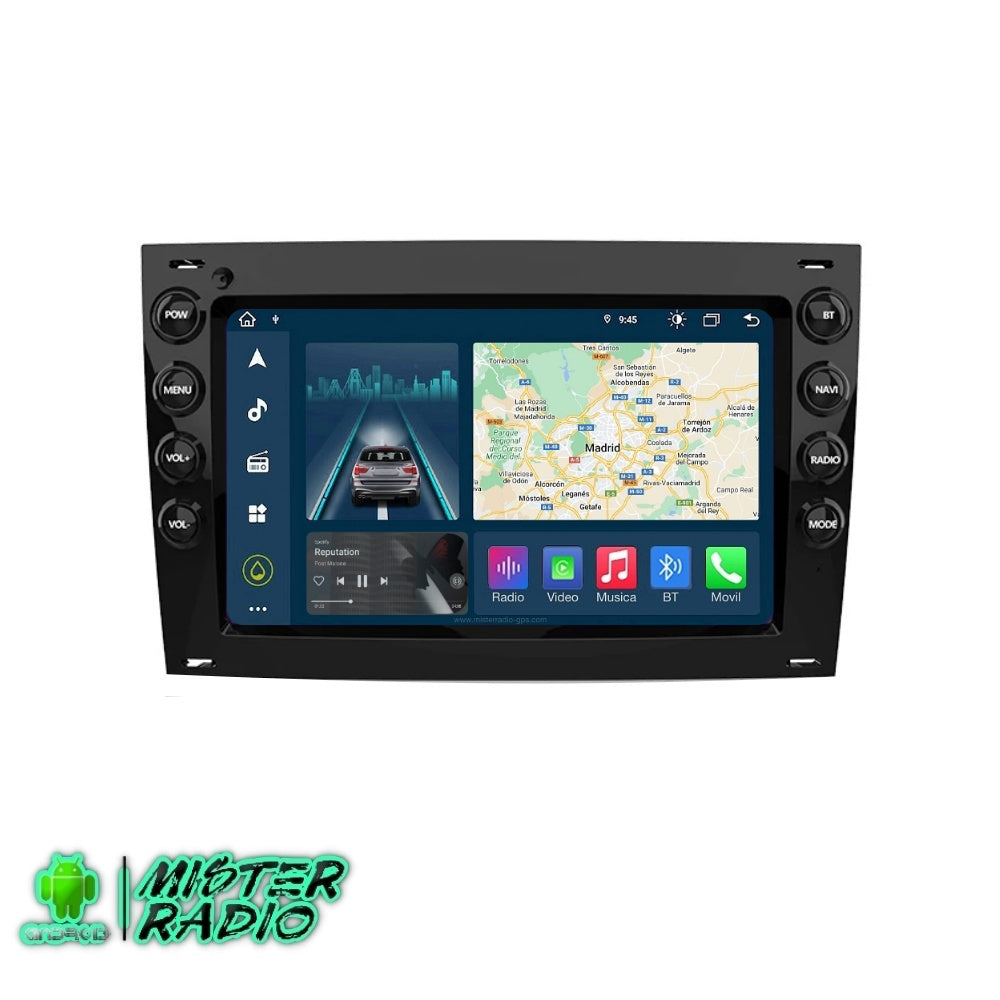 Renault Mégane 2, 2002-2009 tela de 7"