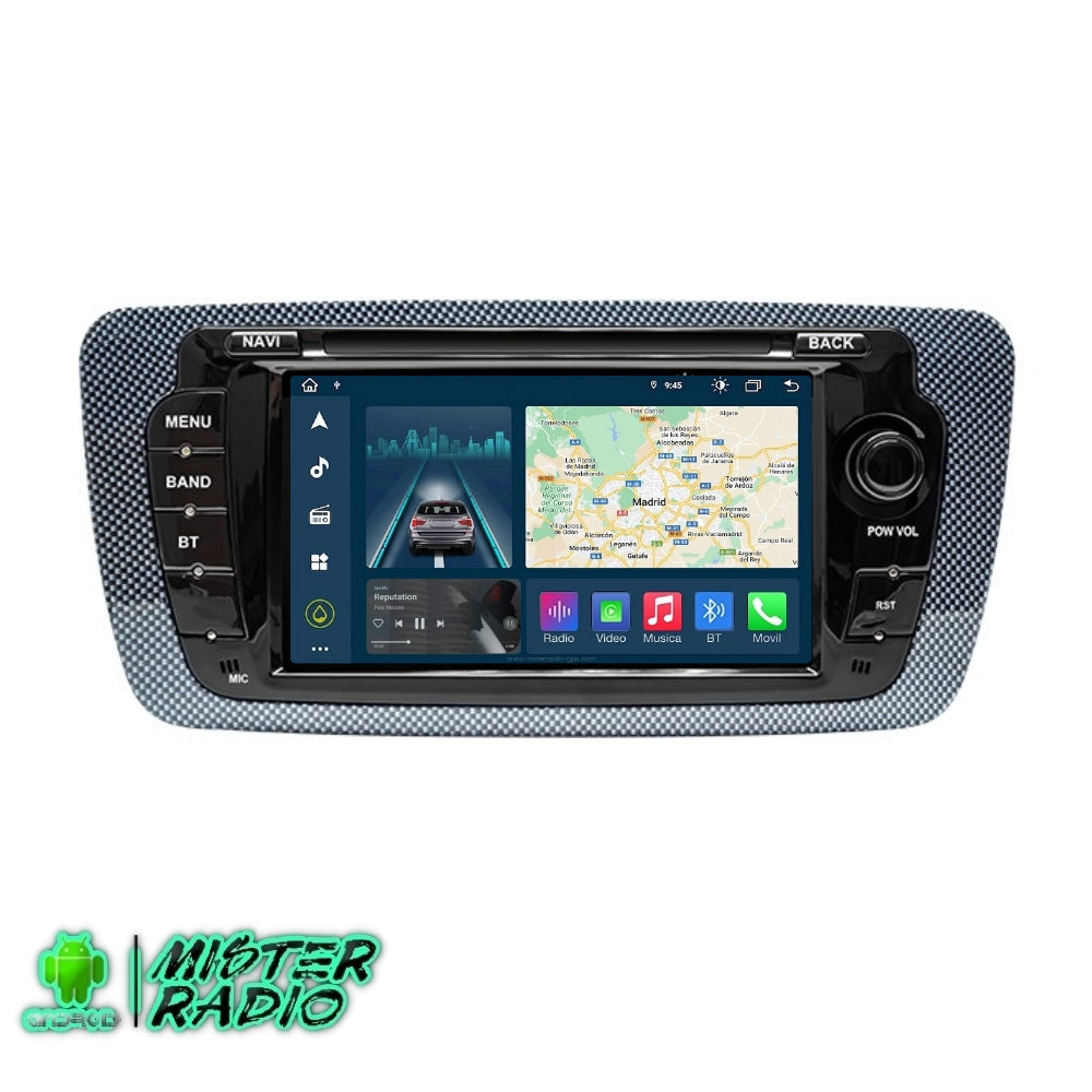 Seat ibiza 6j 2009-2013 tela de 7 polegadas