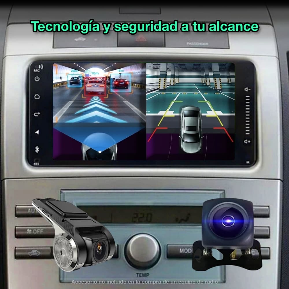 Toyota Corolla, Hilux, RAV4, Vios, Prado tela de 7 polegadas