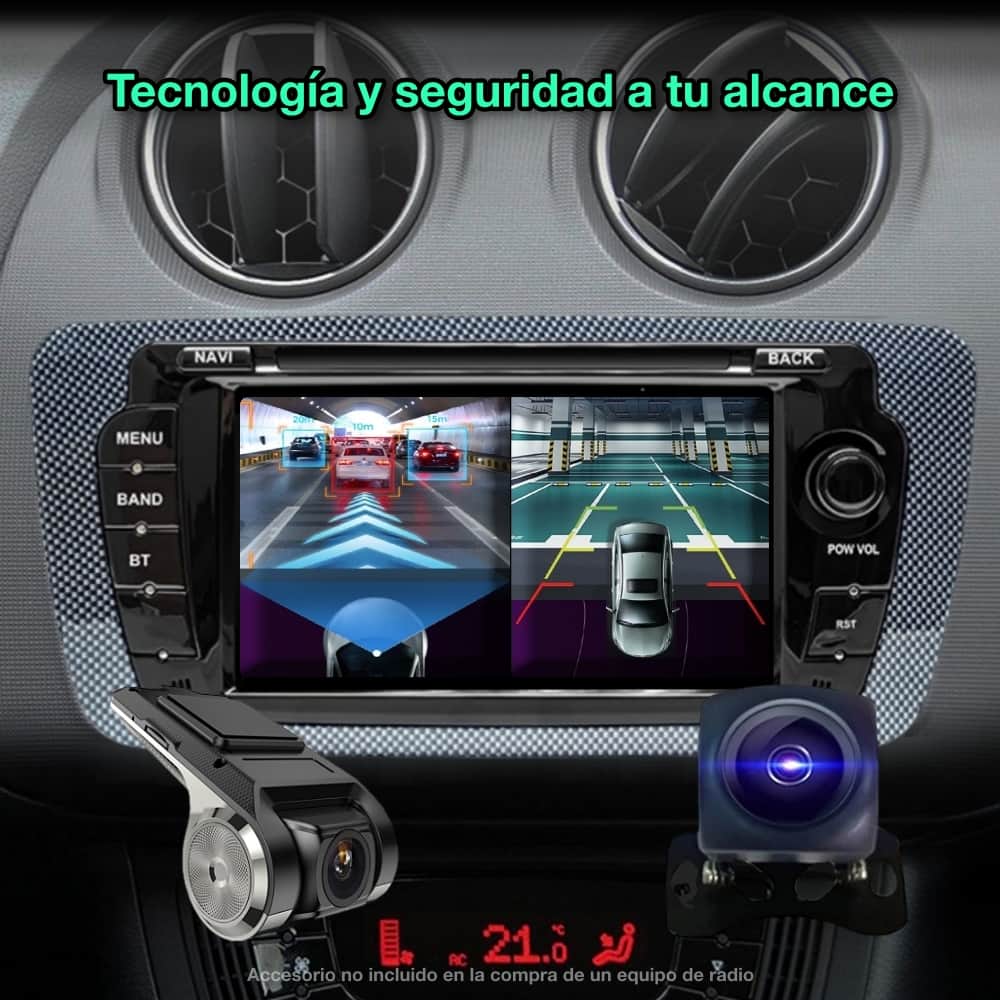 Seat ibiza 6j 2009-2013 tela de 7 polegadas