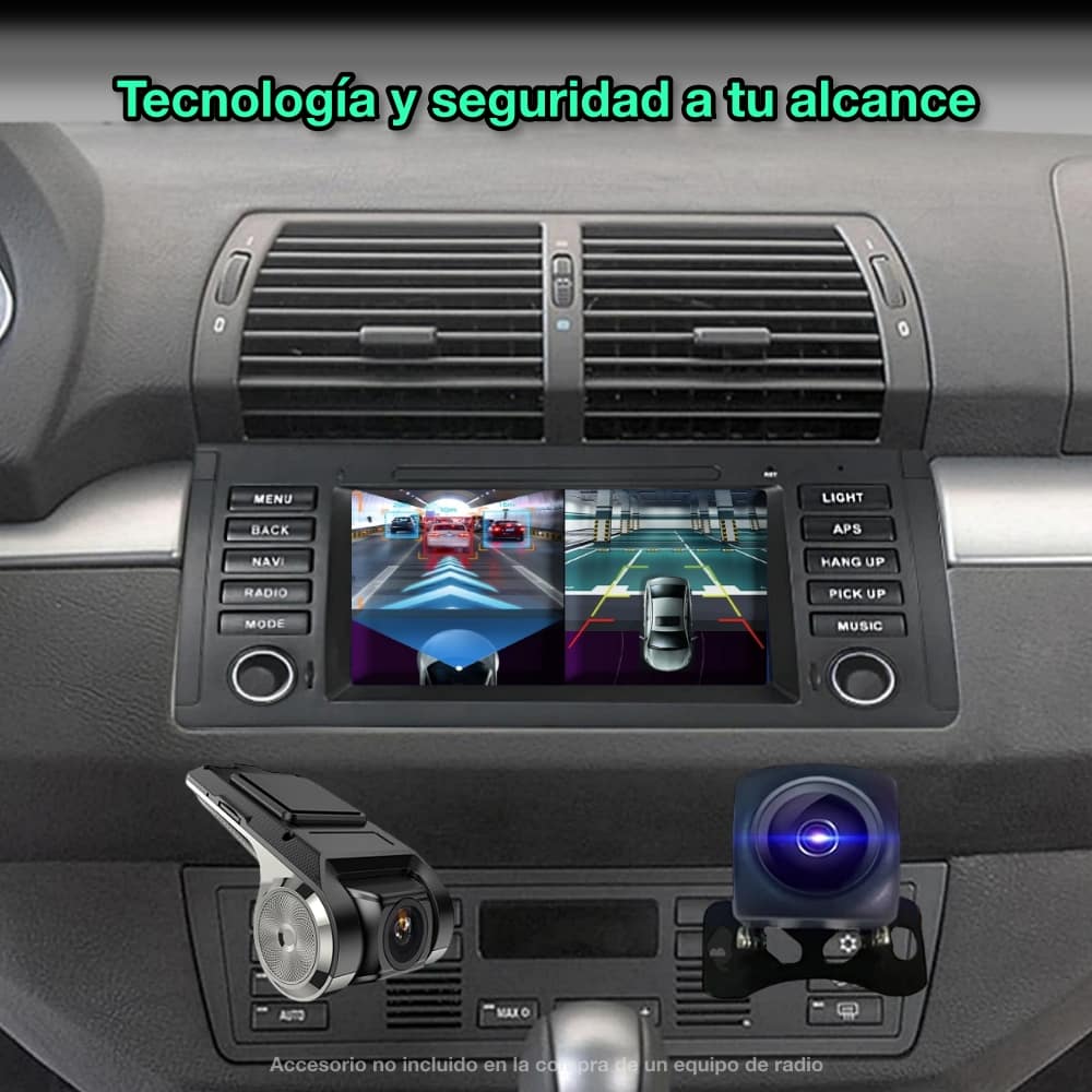 BMW Série 5 E39, X5 E53 1995-2006, 7 polegadas