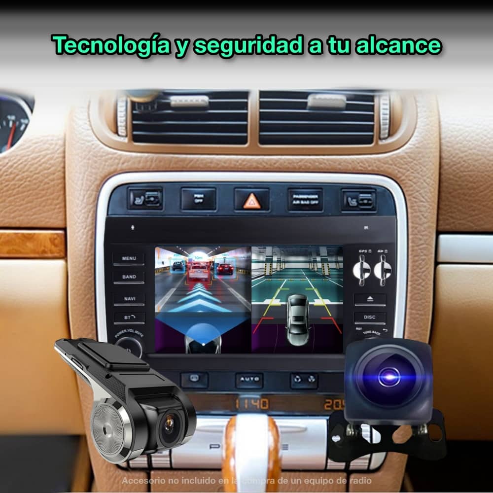 Porsche Cayenne 2002-2010 Tela de 7"