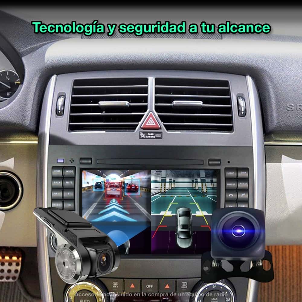 Mercedes Benz Classe A, B, Viano, Vito, Sprinter Tela de 7"