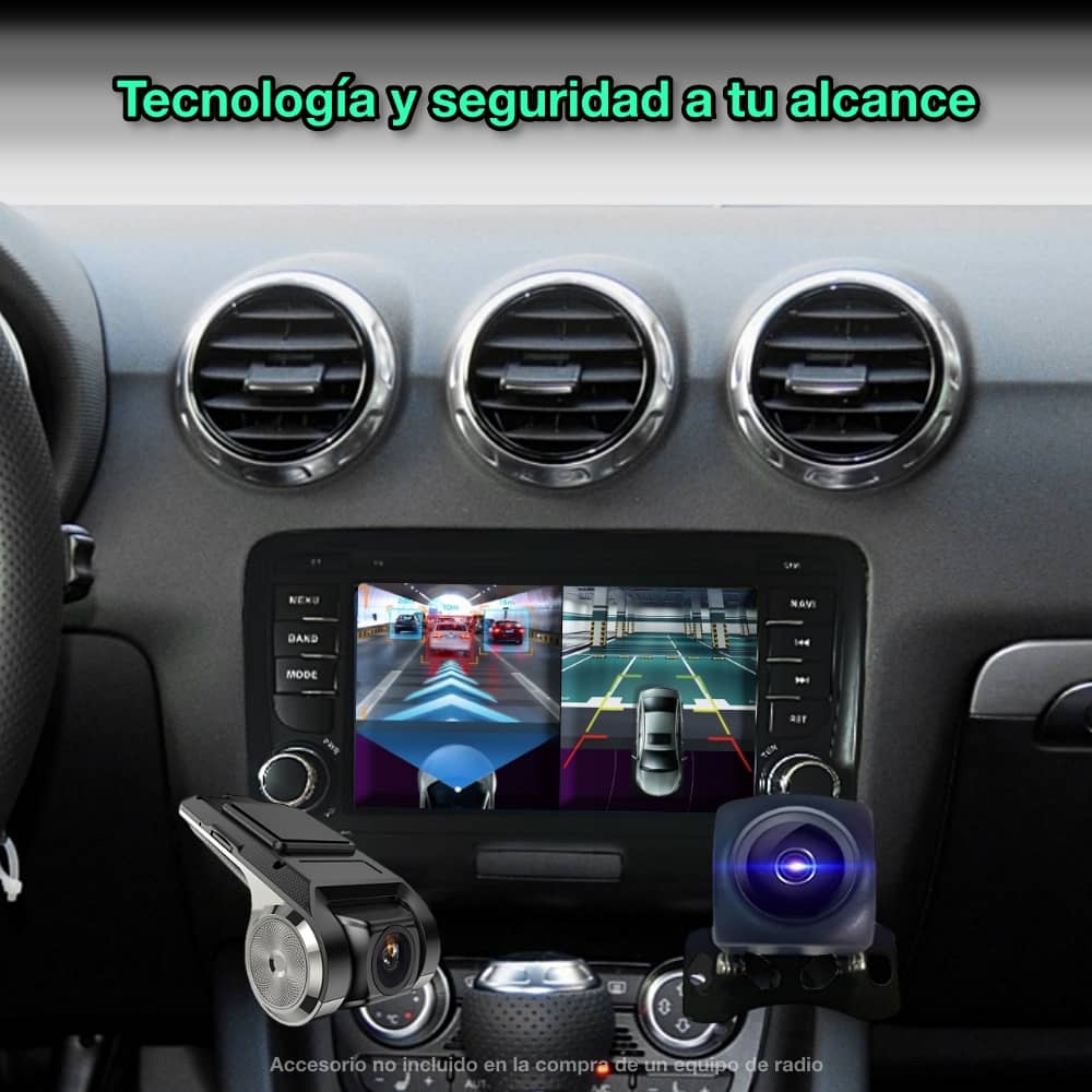 Audi tt 2006-2014 7" polegadas