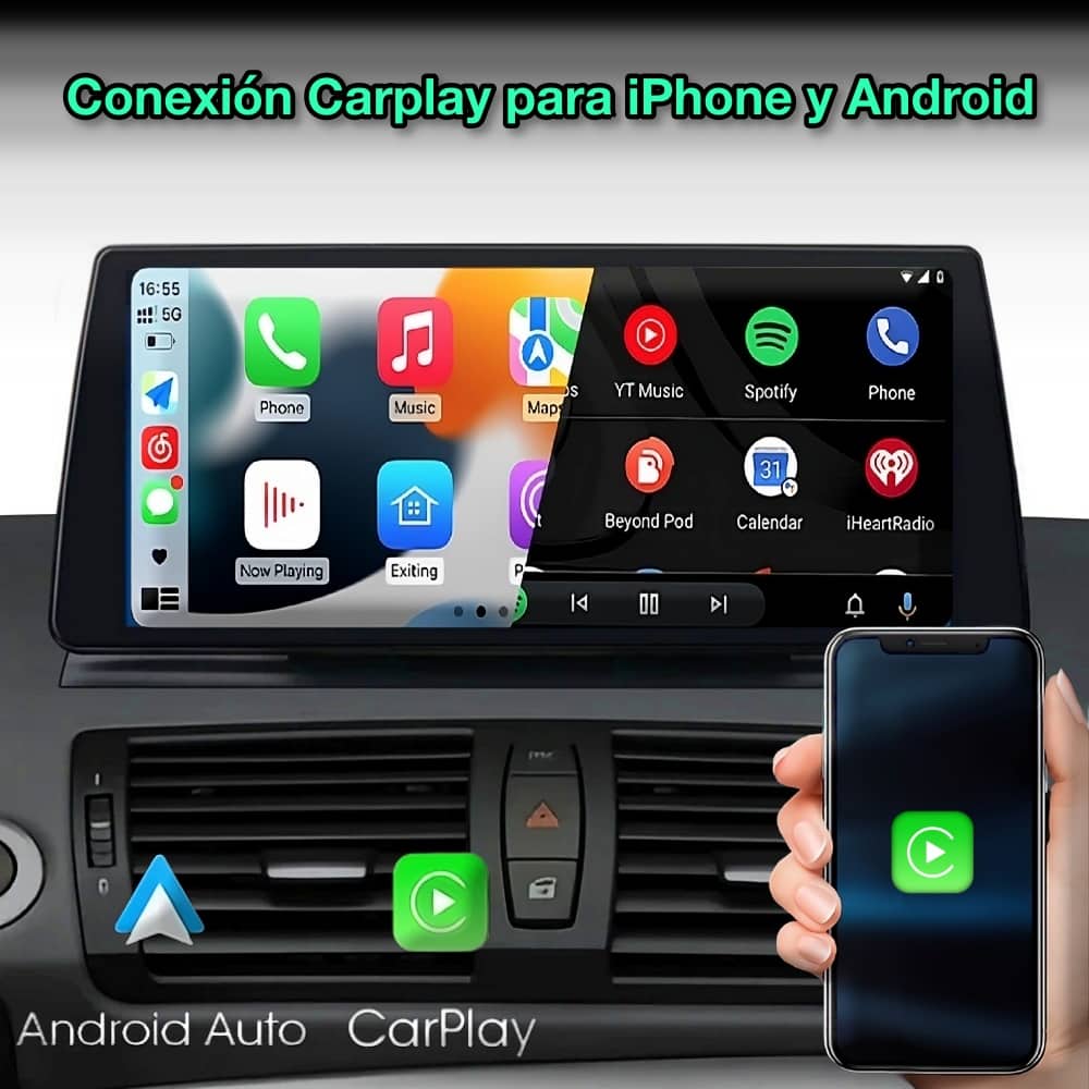 BMW Série 1, 2006-2012 Tela de 10,33”