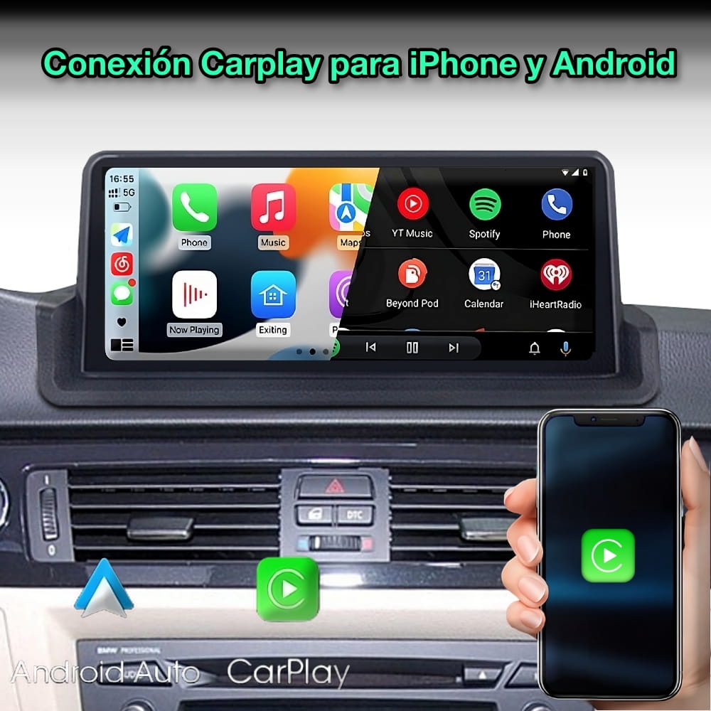 BMW Série 3 E90, E91, E92, E93, E94, 2005-2012 Tela de 10,25"