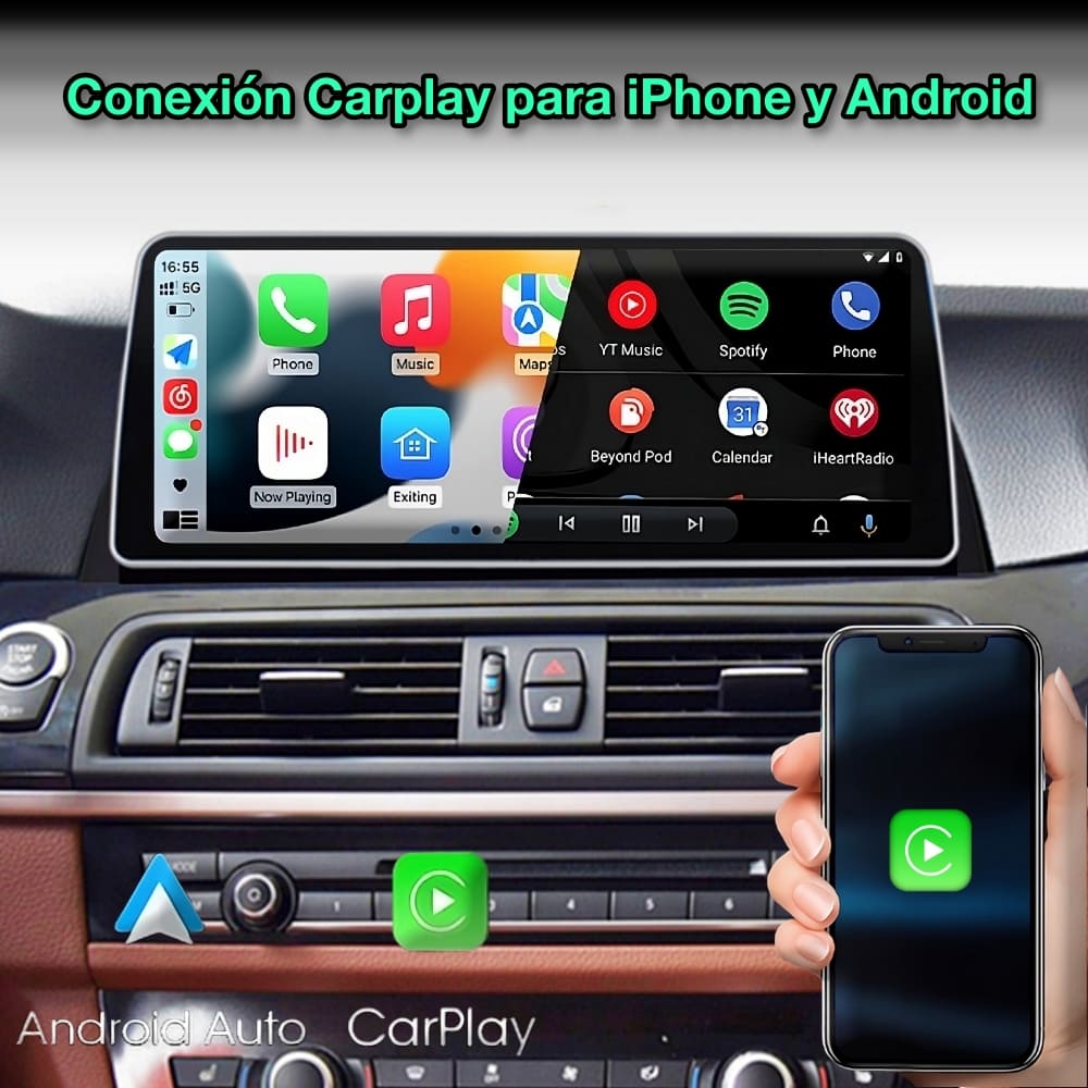 BMW Série 5, F10, F11, 2011-2016 Tela de 12,3"