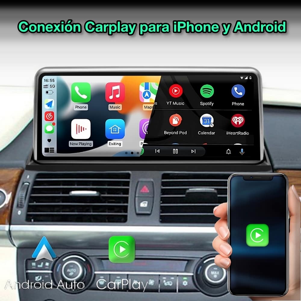 BMW X5 E70, X6 E71, 2007-2014 Tela de 10,25”