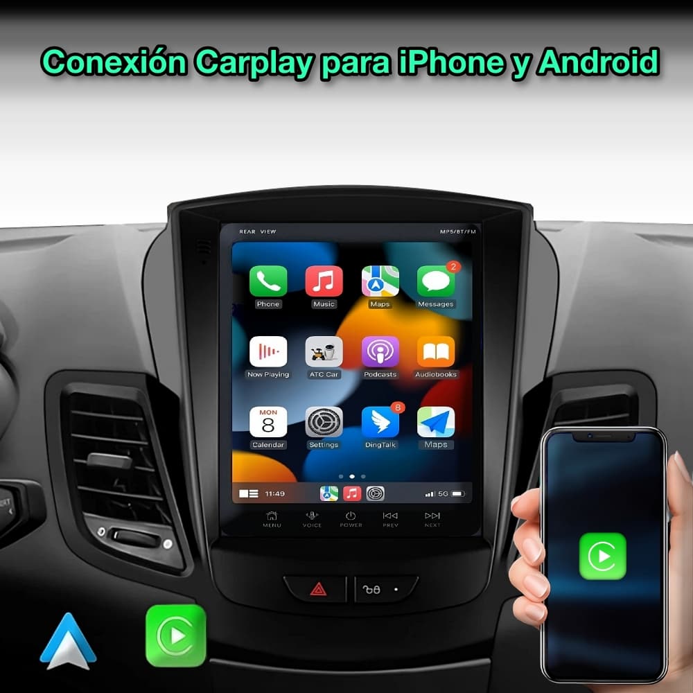 Ford Fiesta 2009-2017 Tela de 9,7”