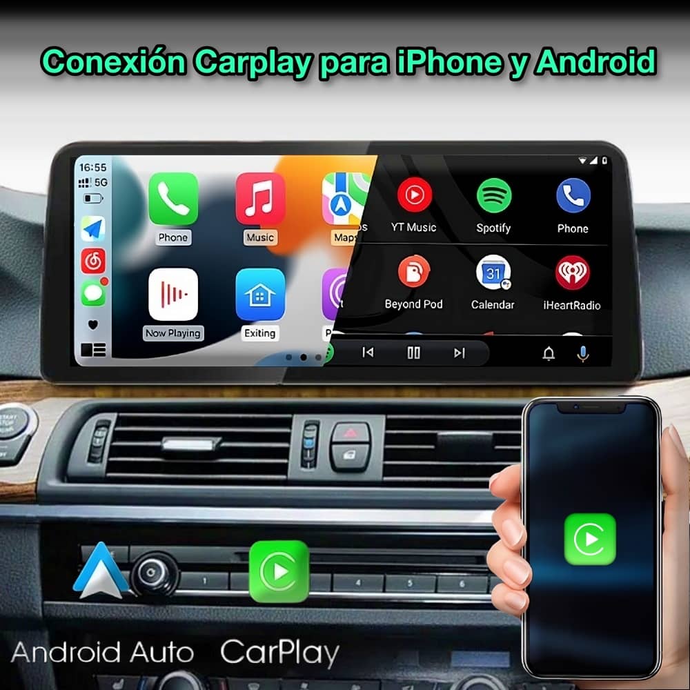 BMW X5 E70, X6 E71, 2007-2014 Tela de 12,3”