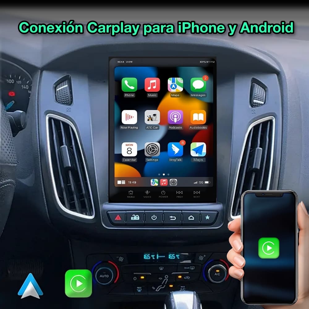 Ford Focus 2012-2017 Tela de 9,7”