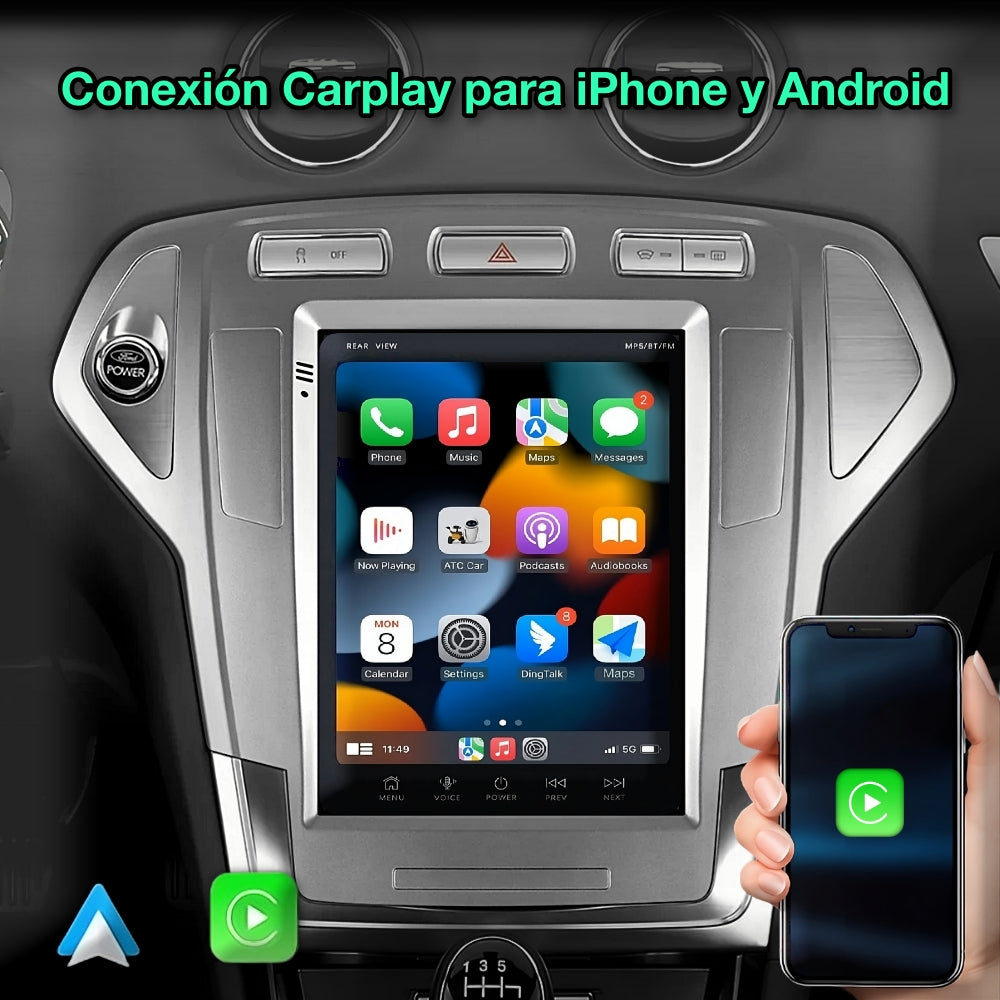 Ford Mondeo 2007-2010 Ecrã de 9,7”