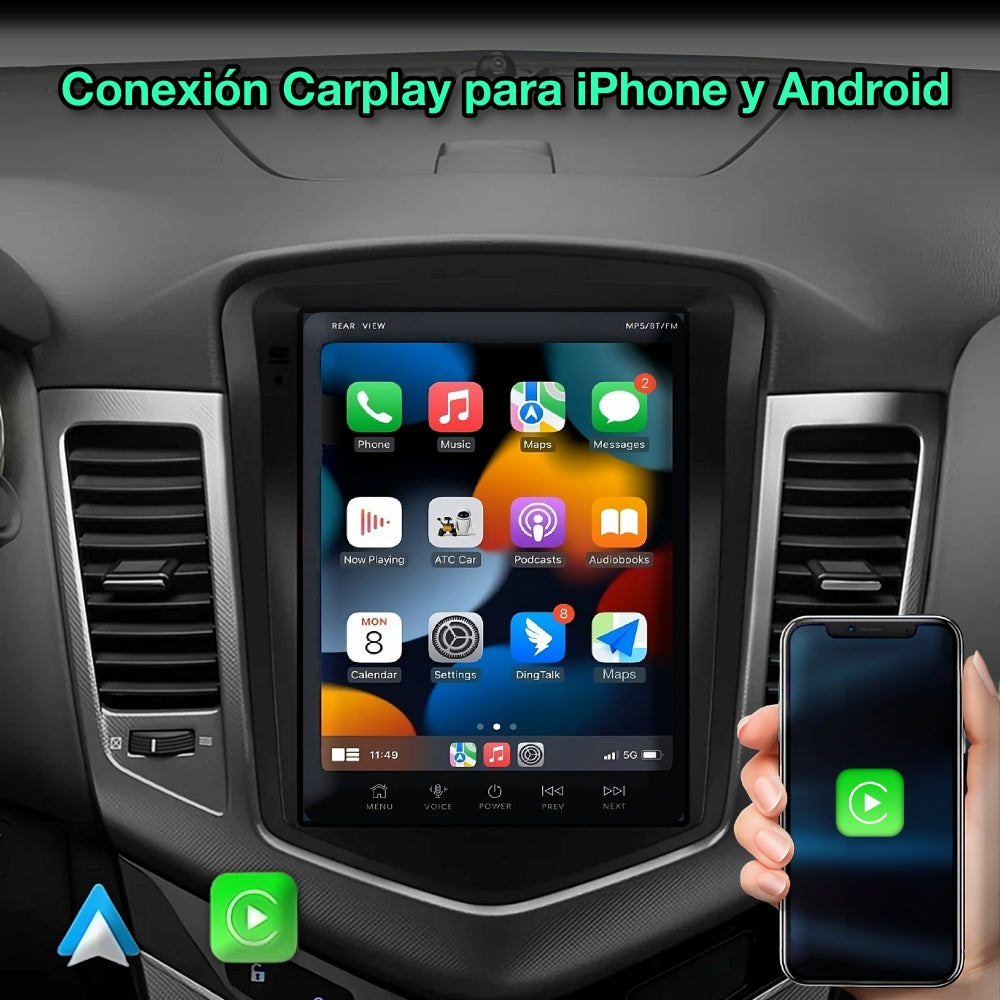 Chevrolet Cruze 2008-2012 tela de 9,7”