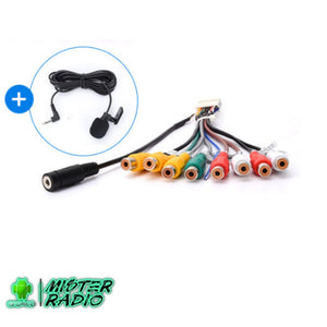 Cabo adaptador de rádio RCA