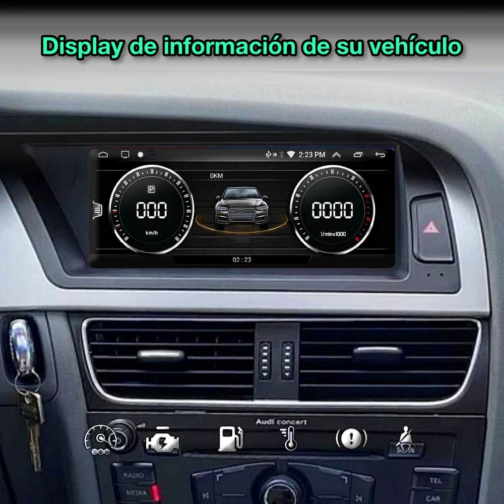 Audi A4 2009-2016 Tela de 8,8”