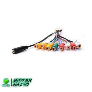 Cabo adaptador de rádio RCA