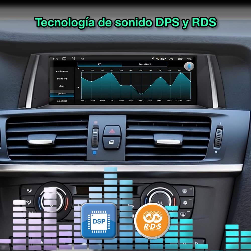 BMW X3 F25, 2010-2017 Tela de 10,25”