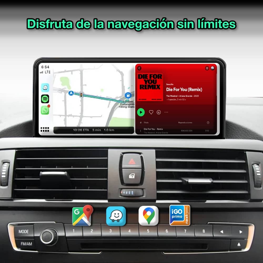 BMW série 1 F20 / F21, 2011-2016 tela de 10,25”