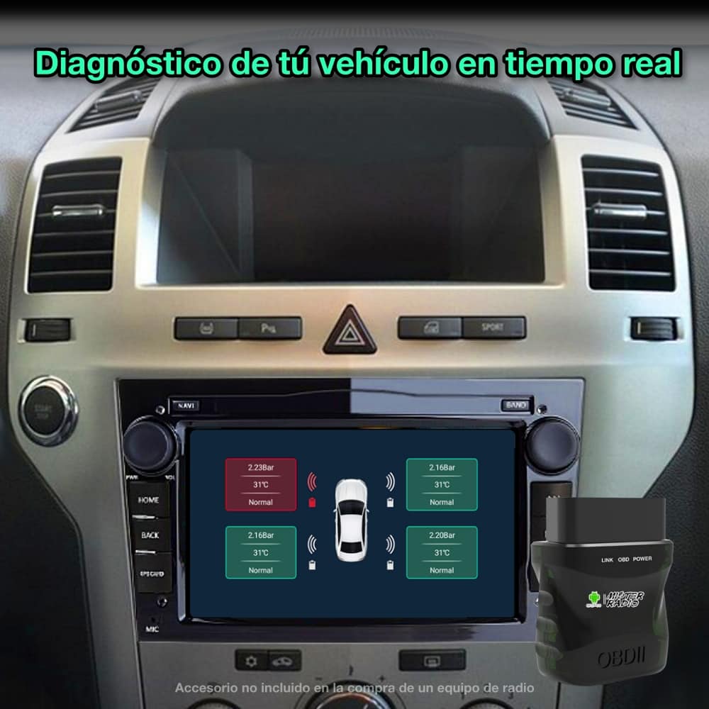 Opel Astra, Antara, Vectra, Vivaro, Corsa, Zafira Ecrã de 7”